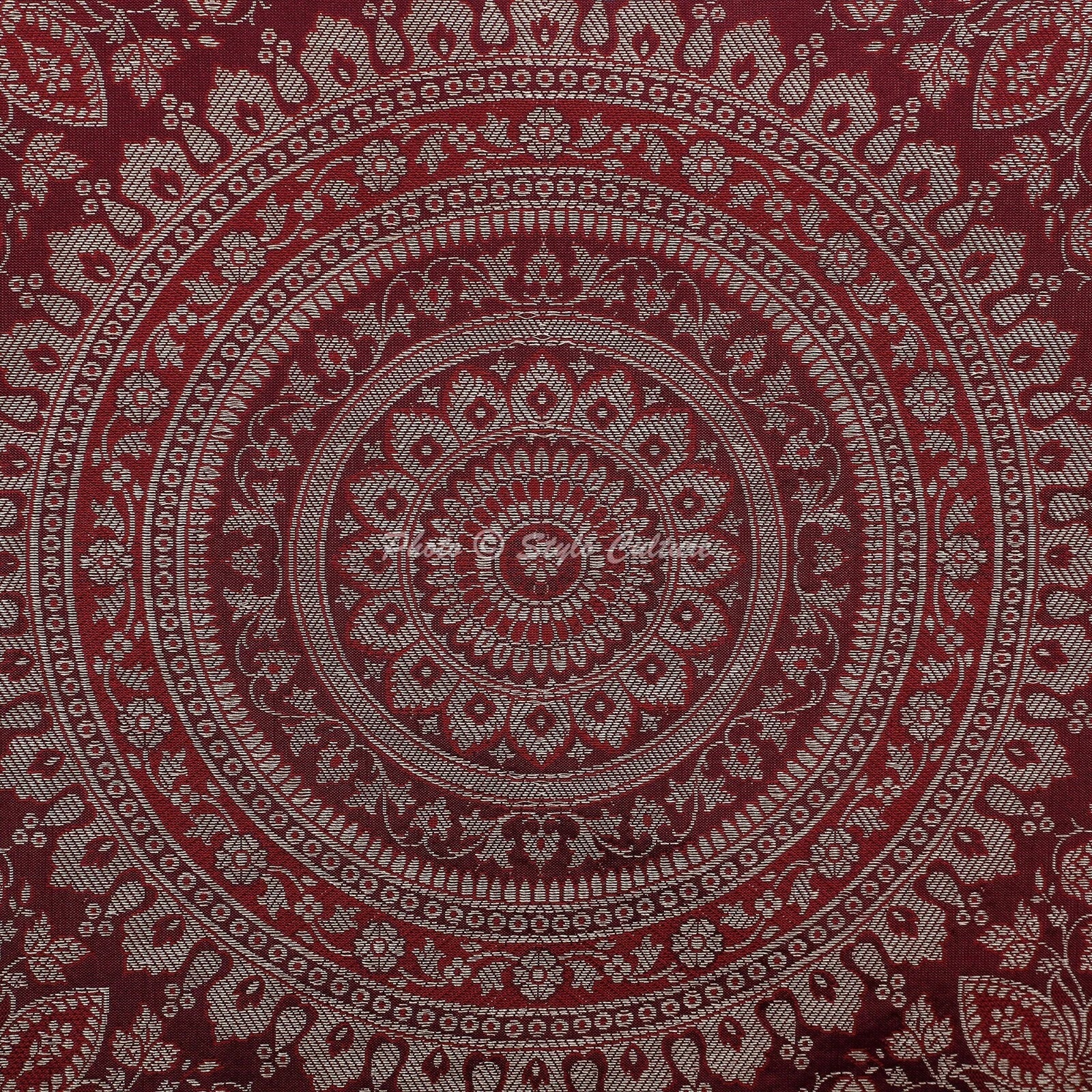 Cushion Cover Boho Brocade Jacquard 16 x 16 in Hippie Sofa Car Pillow Case