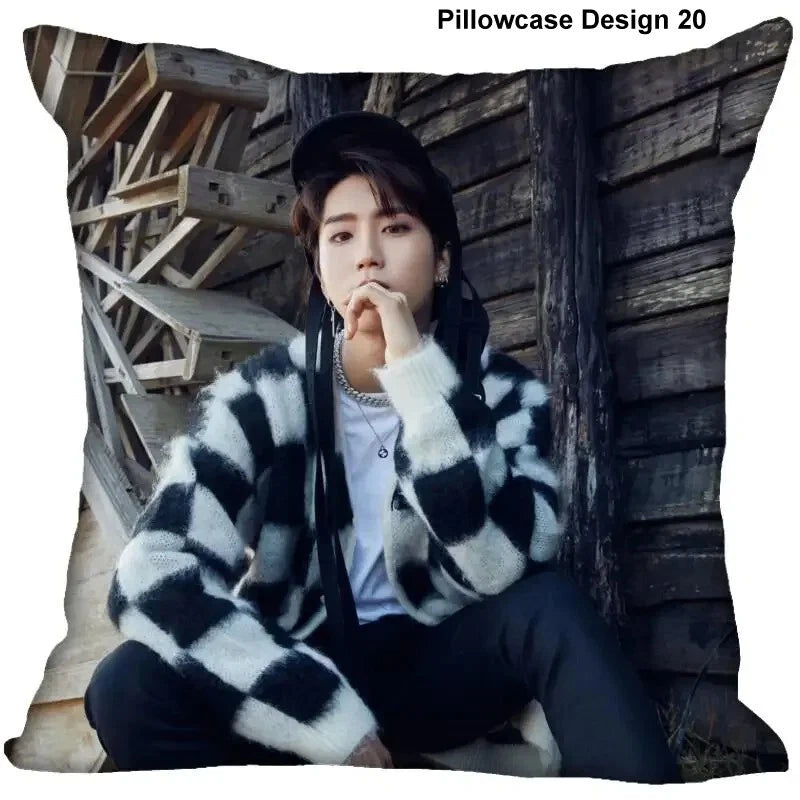 Han Jisung Pillow Case Wedding Decorative Sofa Cushion Cover Kpop Stray Kids Toy