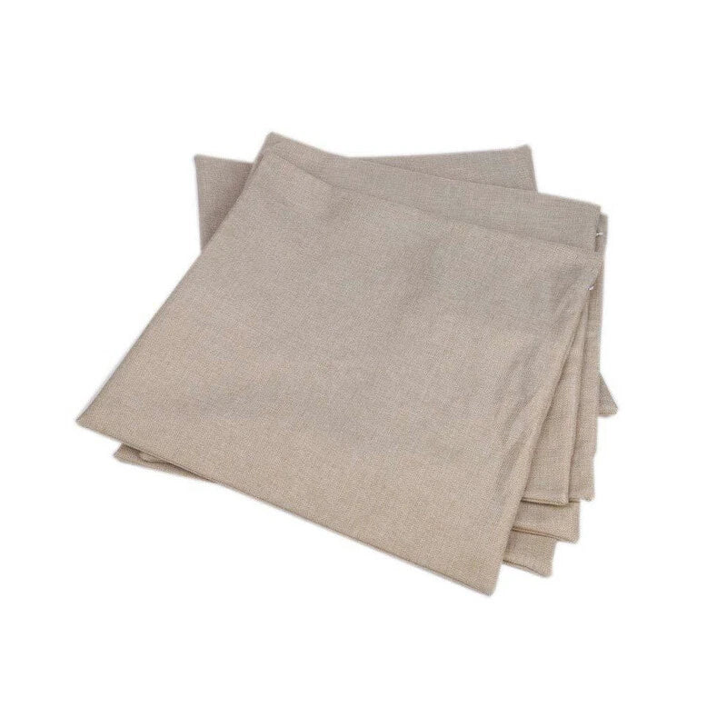 50Pcs Sublimation Blank Linen Throw Pillowcases Cushion Sofa Home Cover Decor