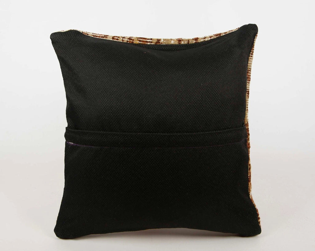 Jute Cushion Cover Home Deco Vintage Throw Case Square Kilim Pillow Handmade 16"