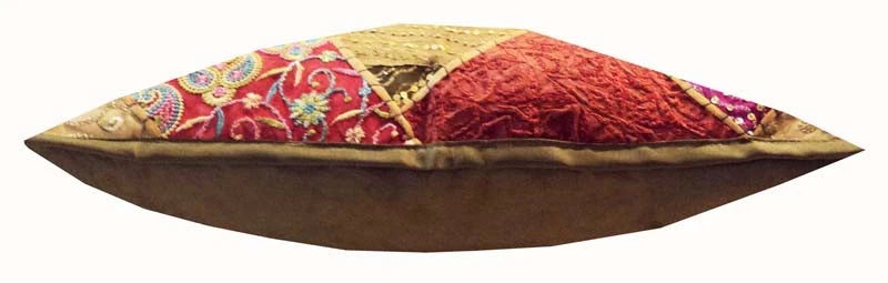 ANNIVERSARY GIFT ETHNIC SARI ART ACCENT SOFA BED THROW CUSHION PILLOW COVER 30"