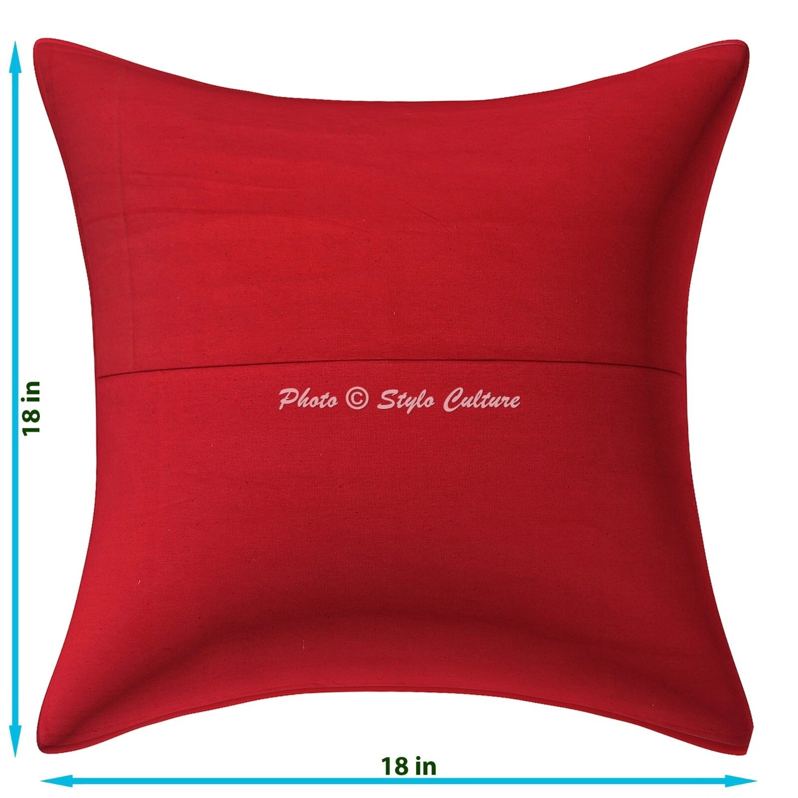 Ethnic Cushion Cover Bohemian Vintage 18 x 18 in Hippie Sofa Car Pillow Case