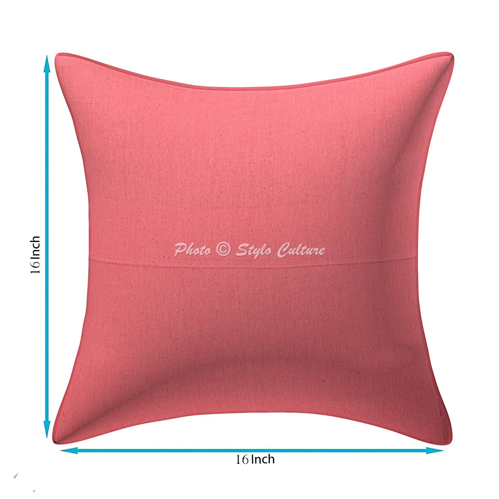 Cushion Cover Bohemian Traditional Yoga Home Decor Pillow Cover Case 16 x 16 in