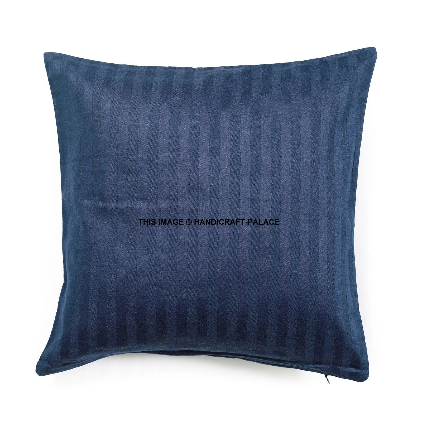 5 PC Satin Plain Solid Pillow Case Bed Sofa Waist Cushion Cover Throw Home Decor
