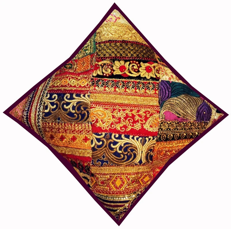 33% Off 16"-2 Handmade Patchwork Ethnic Living Room Sofa Pillow Cushion Covers