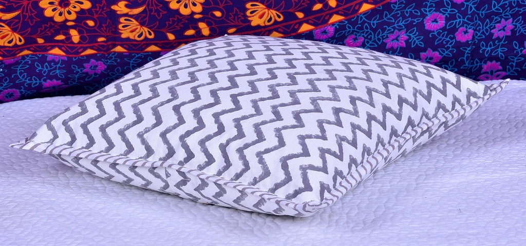 Indian Cotton Cushion Cover Home Decor Sofa Sham Pillow Cushion Case Bedding Dec