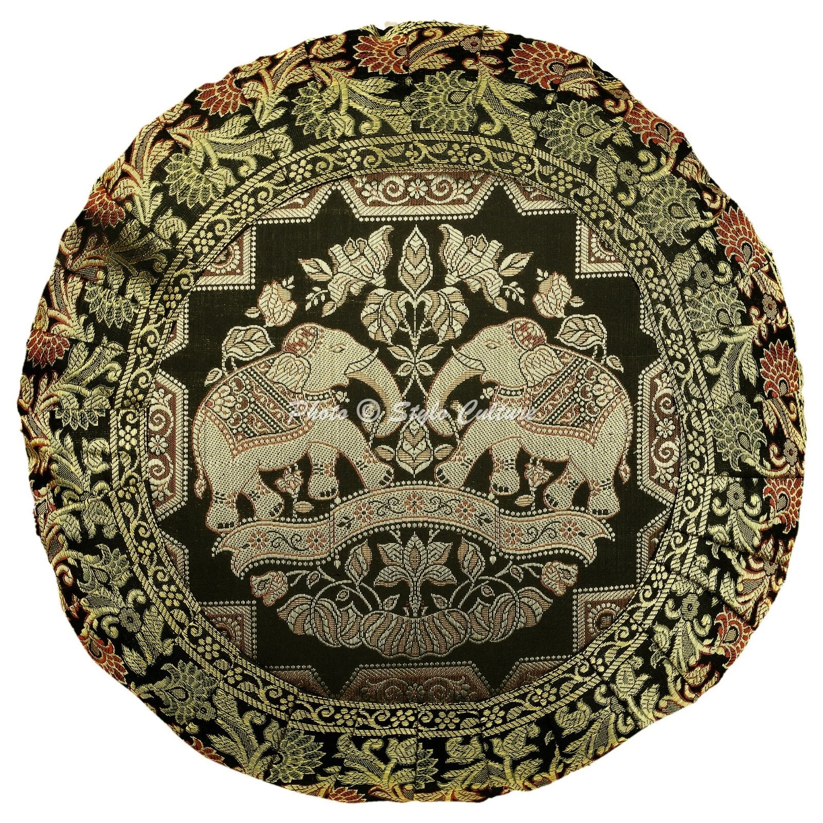 Brocade Jacquard Handwoven Pillow Cases Floor Bohemian Home Boho Cushion Cover
