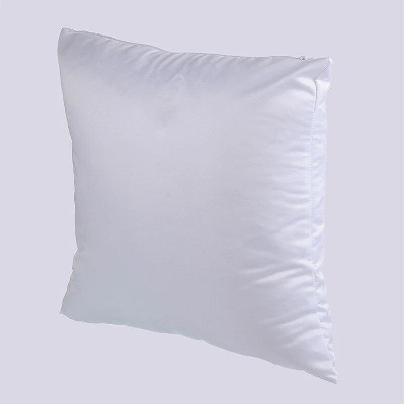 100Pcs White Sublimation Blank Pillow Case Throw Cushion Cover Home Sofa Decor