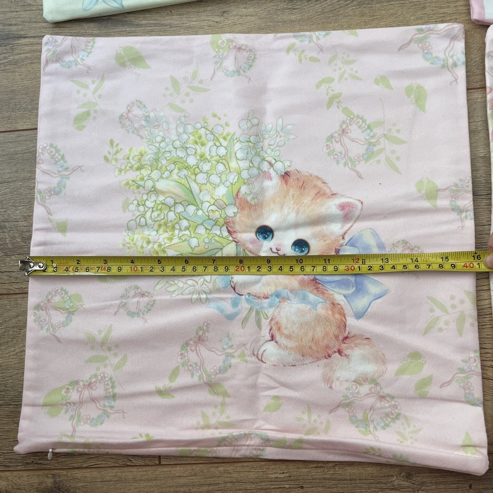Cute Cat Flower Cushion Covers Throw Pillow Case for Home Sofa Bed Decor