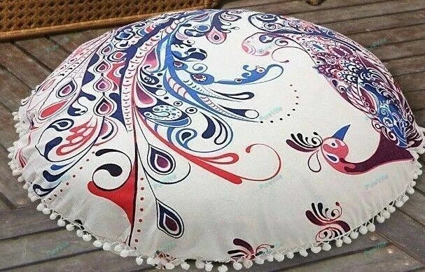 Home Decor 35 x 35 in Boho Cushion Cover Mandala Sofa Pillow Case USA Location