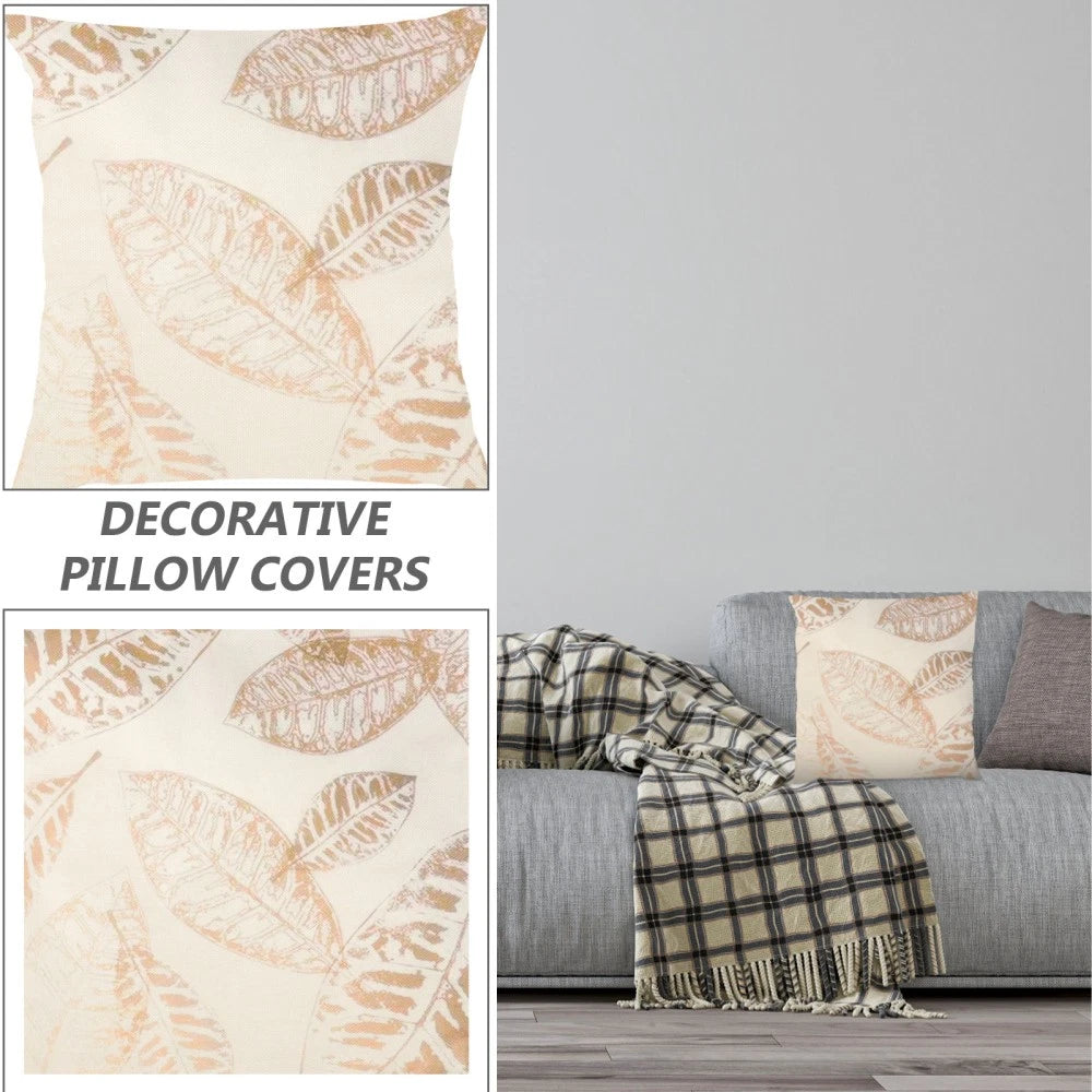4Pcs Couch Pillow Covers Square Pillow Cases Couch Cushion Cover