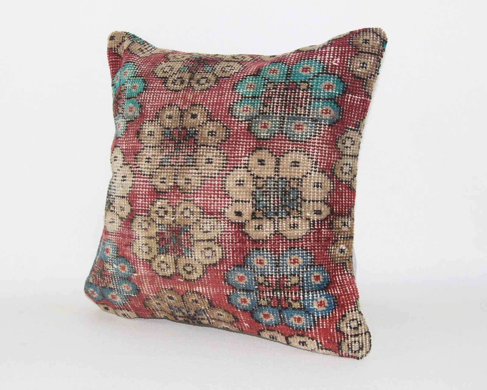 Home Decor Kilim Wool Jut Pillow Case Vintage Throw Home Decor 18" Cushion Cover
