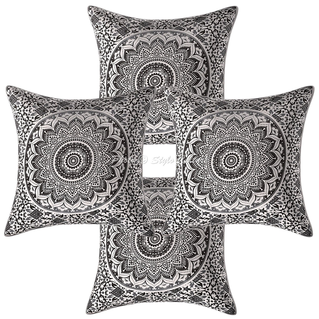 Decorative Home Decor 40 x 40 cm Cushion Cover Mandala Boho Sofa Pillow Case