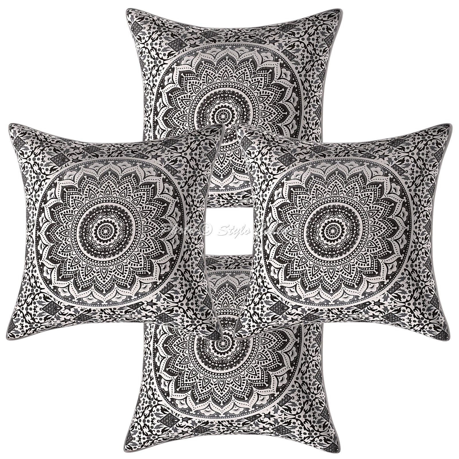 Decorative Home Decor 40 x 40 cm Cushion Cover Mandala Boho Sofa Pillow Case