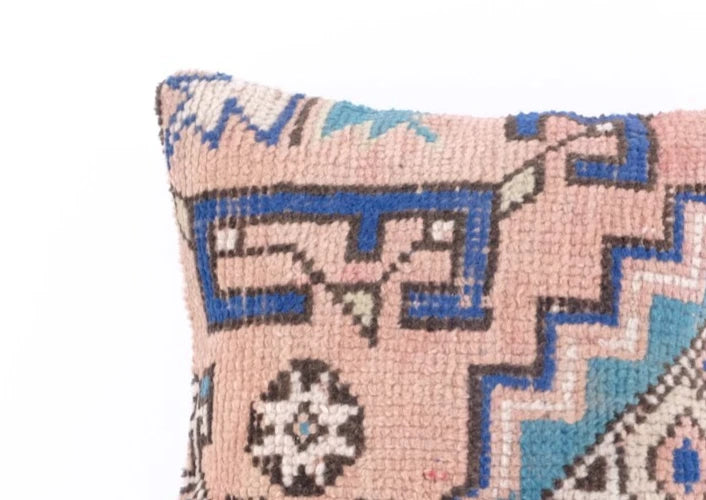 Kilim Pillow Cover 16x16 Oushak Anatolian Handmade Rug Carpet Sofa Cushion Case