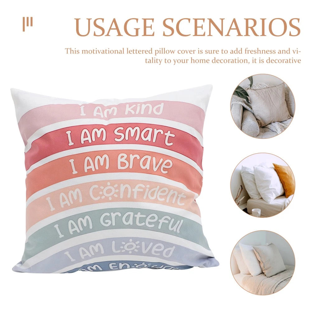 Digital Printed Pillow Case Modern Cushion Cover Home Sofa Pillowcase