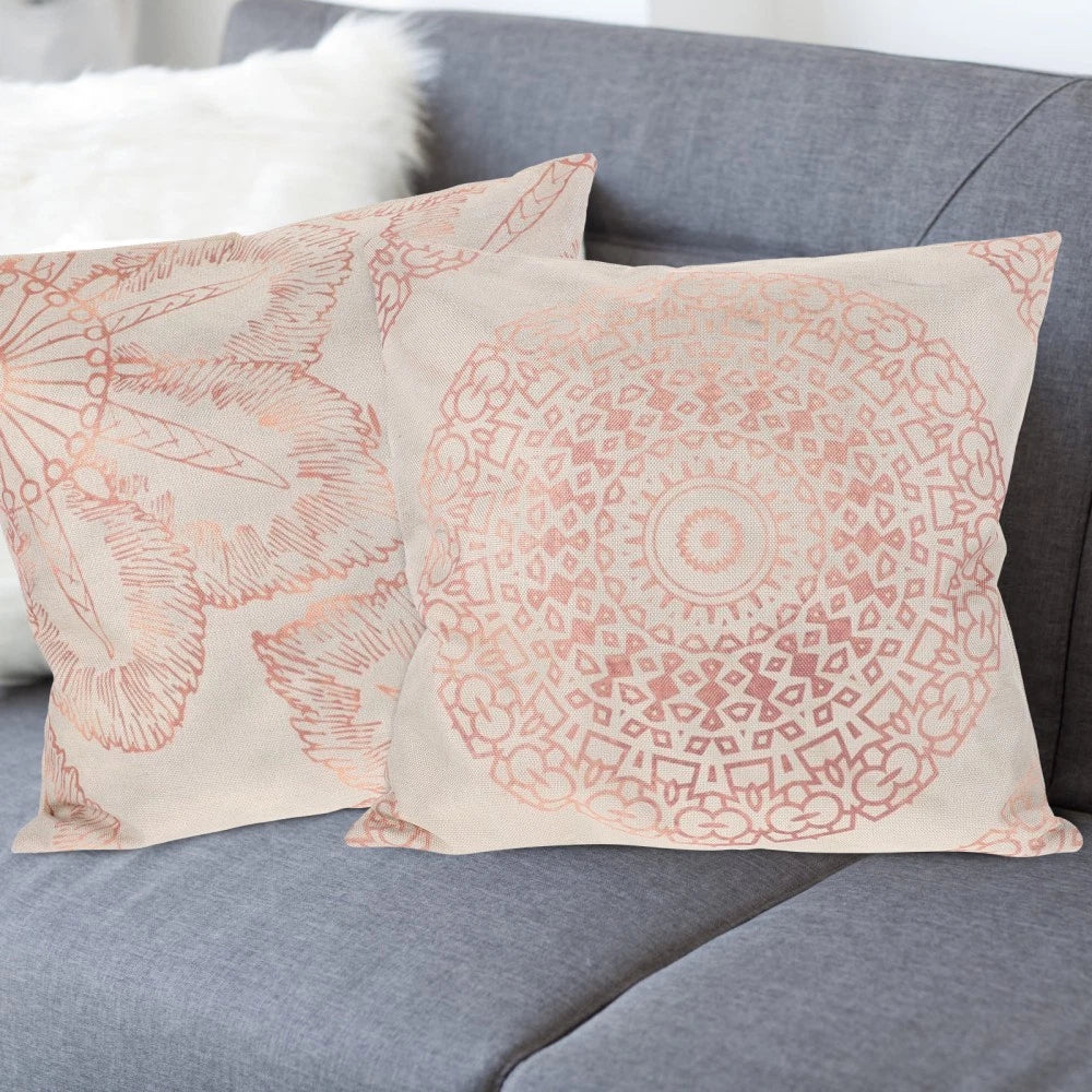 4 Pcs Pillowcase Decoration Office Bedding Accessory Cushion Cover for
