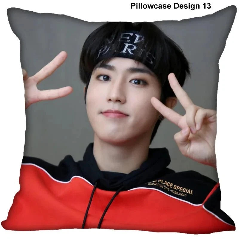 Han Jisung Pillow Case Wedding Decorative Sofa Cushion Cover Kpop Stray Kids Toy