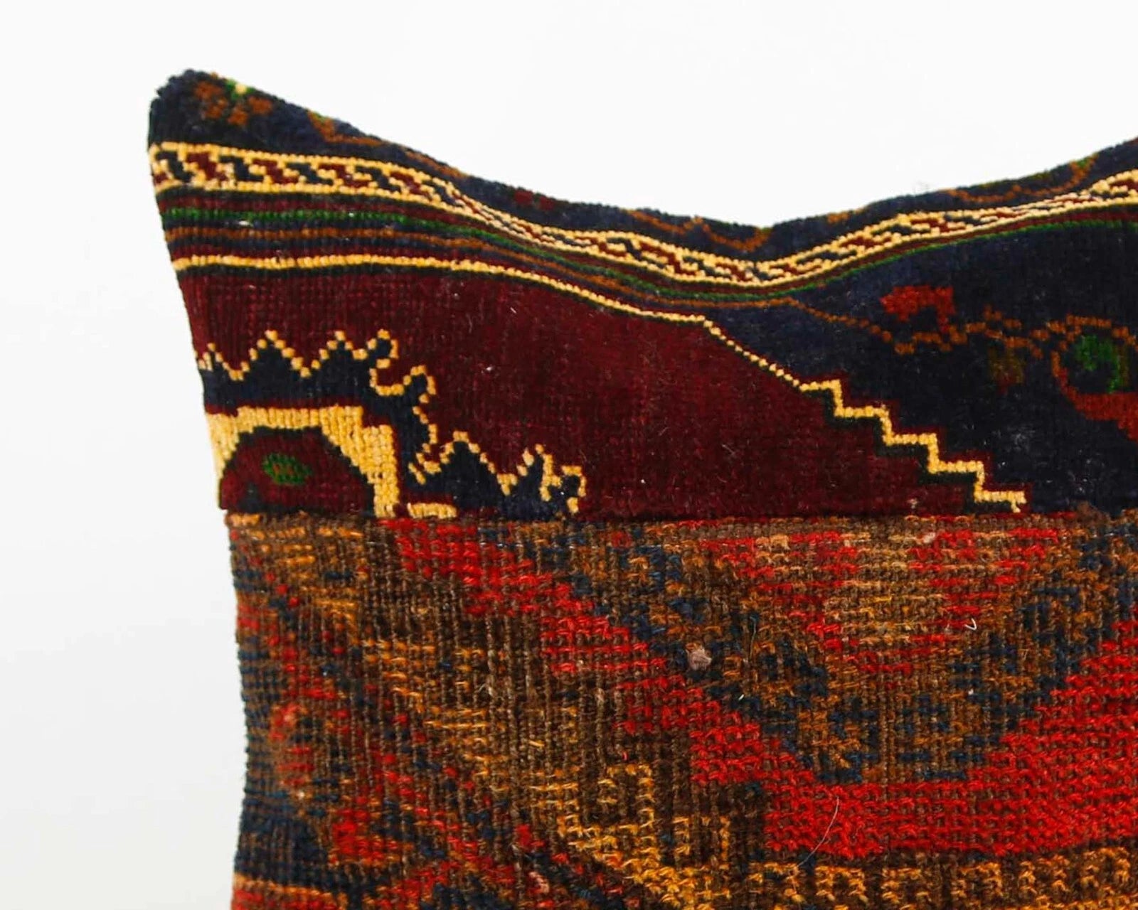 Embroidered Cushion Cover Kilim Pillow Cushion Case Throw Sofa Decor Square 16"