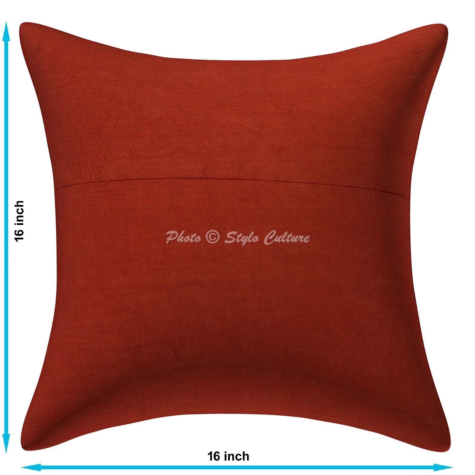 Cushion Cover Pillow Case Embroidered Indian Traditional Throw Decor Art Yoga