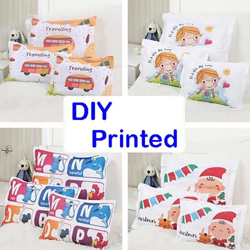 10Pcs 20" x 30" White Sublimation Blank Pillow Case Home Sofa Bed Cushion Cover