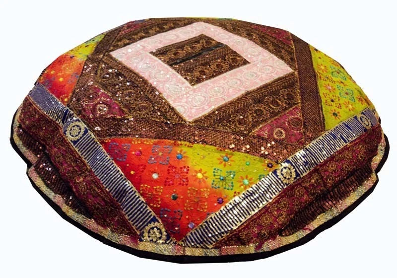 40" LARG STUNNING NEW HOME GIFT BEAD ACCENT FLOOR BED CUSHION PILLOW COVER THROW