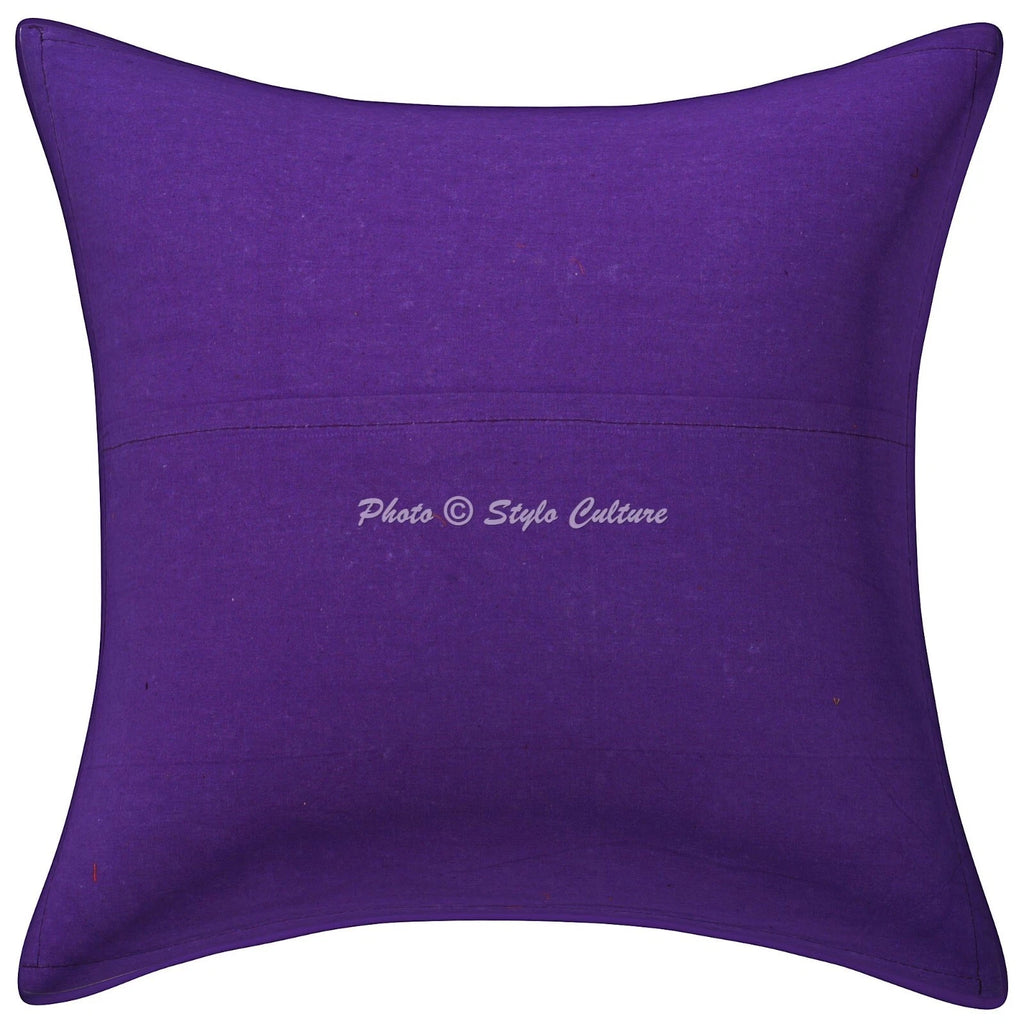 Decorative Home Decor 16 x 16 in Boho Cushion Cover Beaded Boho Sofa Pillow Case