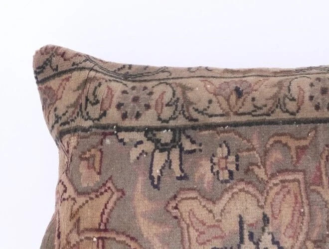 Hand Woven Kilim Rug Pillow Case 12x20 Vintage Handmade Jute Throw Cushion Cover