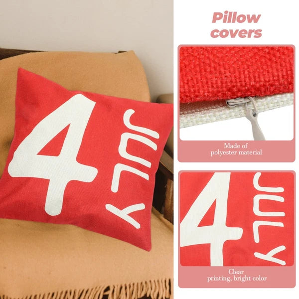 4 Pcs Decorative Pillow Cover Modern Cushion Throws for The Sofa