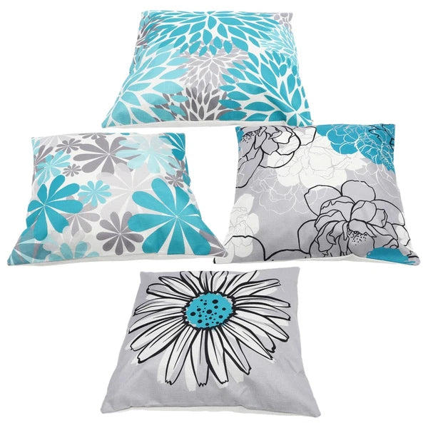 4Pcs Decorative Pillows Case Cushion Cover Couch Pillowcases Bed Pillowcases