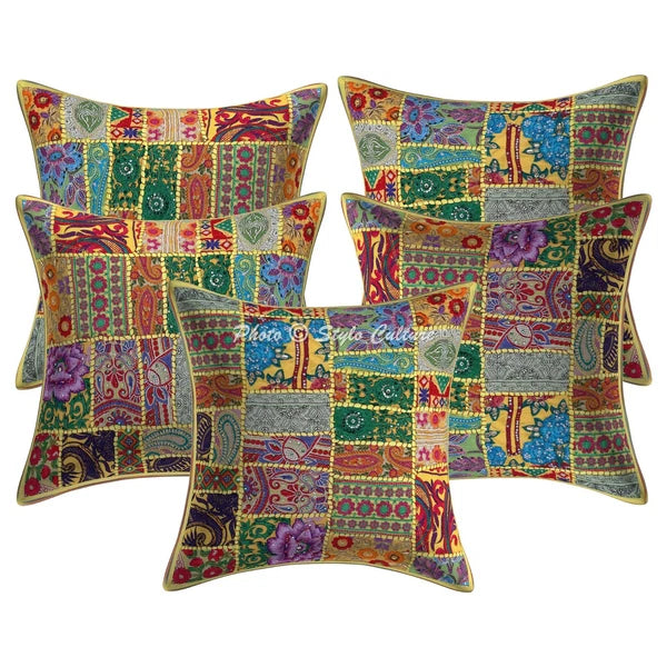 New Home Decor Patchwork Vintage 18 x 18 in Pillow Cover Case Cushion Room