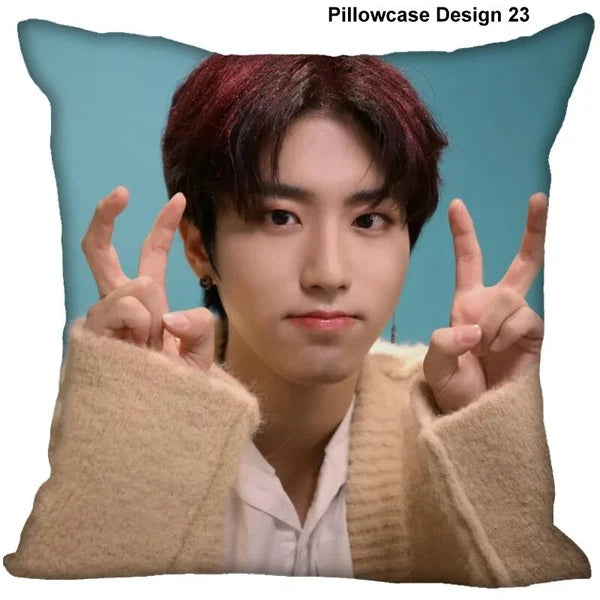 Han Jisung Pillow Case Wedding Decorative Sofa Cushion Cover Kpop Stray Kids Toy