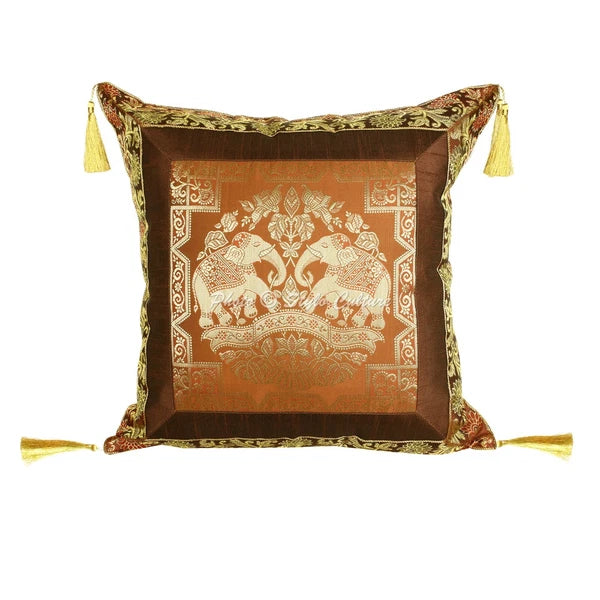 Home Decor Bohemian Brocade Jacquard 18 x 18 in Pillow Cover Case Cushion Room