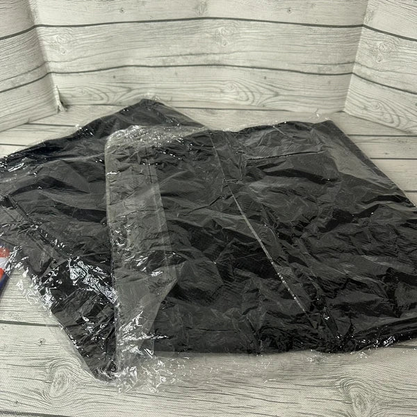 Set of 2 Throw Pillow Cases Sofa Solid Soft Velvet Square Cushion Covers Black