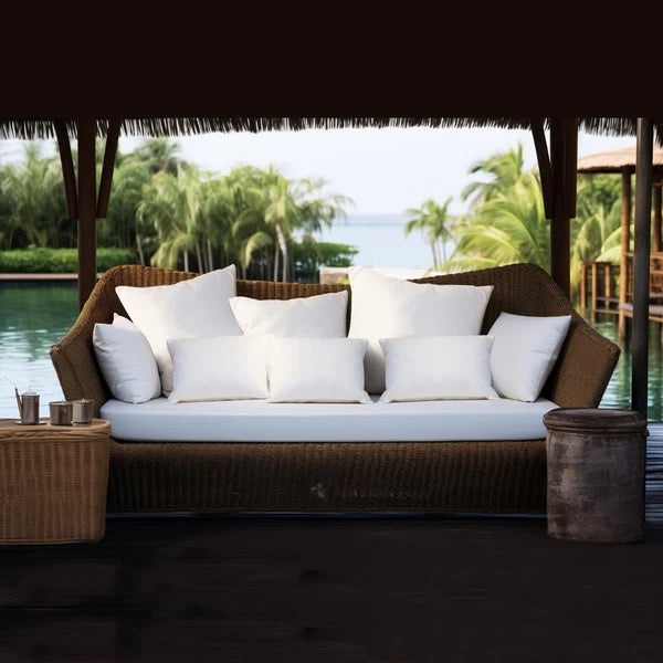 Set of 2 Throw Pillow Inserts, 18X18In White for Bed and Couch