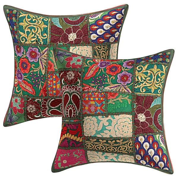 Boho Artistic Cushion Cover Vintage Bohemian Throw Decor Pillow Cover Case