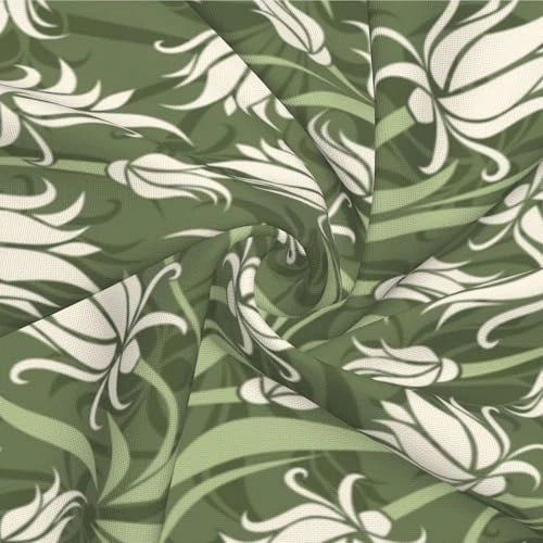 Sage Floral Throw Pillow Covers 18x18 Set of 2 18" x 18" (Pack of 2) Green