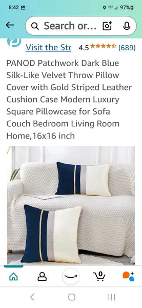 Hot New Square Home Sofa Decor Pillow Cover Case Cushion Cover 16x16" 18x18"