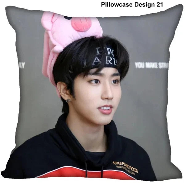 Han Jisung Pillow Case Wedding Decorative Sofa Cushion Cover Kpop Stray Kids Toy