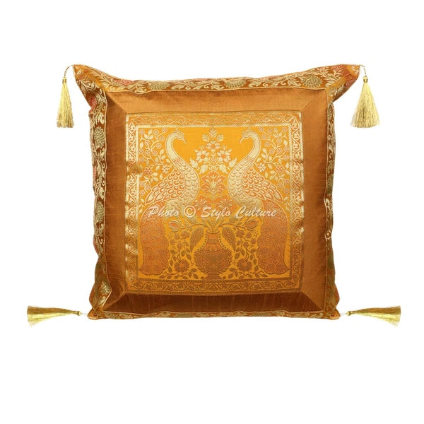 Brocade Jacquard Cushion Cover Bohemian Sofa Cover Ethnic Decorative Home Decor