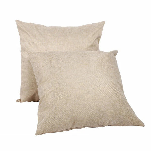 10pcs 18" Sublimation Blank Linen Pillow Case Home Sofa Car Waist Cushion Cover
