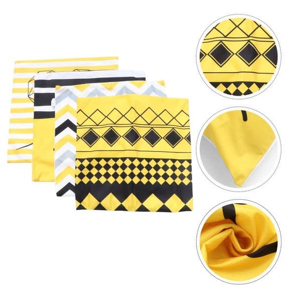 4pcs Bed Pillowcase Pillow Case Covers Decorative Cushion Cases