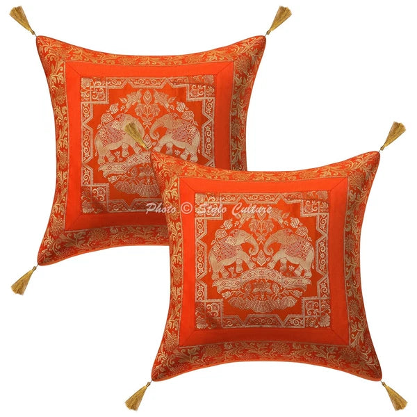 Bohemian Cushion Cover Brocade Jacquard Boho Throw Decor Pillow Cover Case