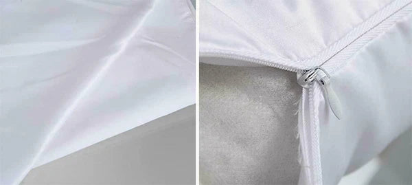 10Pcs 20" x 30" White Sublimation Blank Pillow Case Home Sofa Bed Cushion Cover