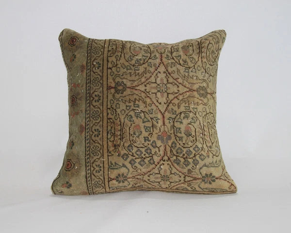 Jute Cushion Cover Home Deco Vintage Throw Case Square Kilim Pillow Handmade 24"
