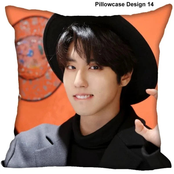 Han Jisung Pillow Case Wedding Decorative Sofa Cushion Cover Kpop Stray Kids Toy
