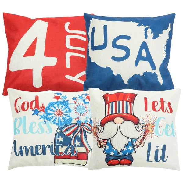 4 Pcs Decorative Pillow Cover Modern Cushion Throws for The Sofa