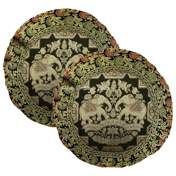 Brocade Jacquard Handwoven Pillow Cases Floor Bohemian Home Boho Cushion Cover