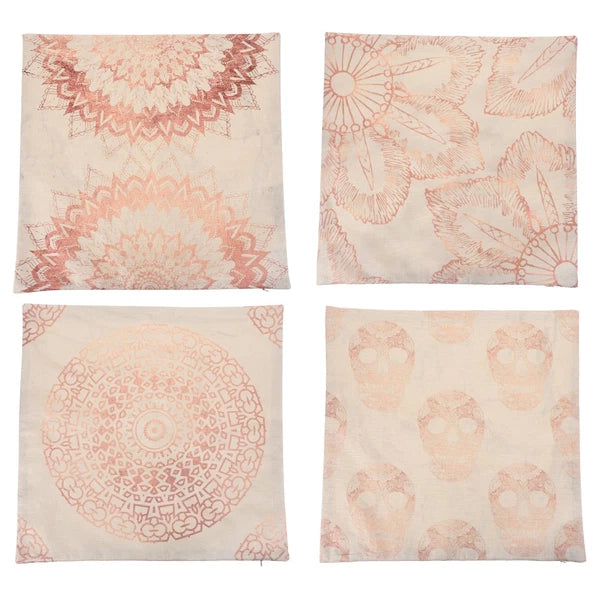 4 Pcs Pillowcase Decoration Office Cover for Home Sofa Bed Cushion