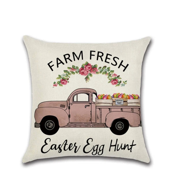 4 Pcs Square Cushion Cover Couch Pillow Cases Throw Cushion Cover